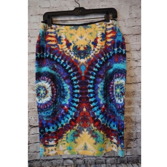 Bisou Bisou Dresses & Skirts - Bisou Bisou Pencil Skirt Tie Dye